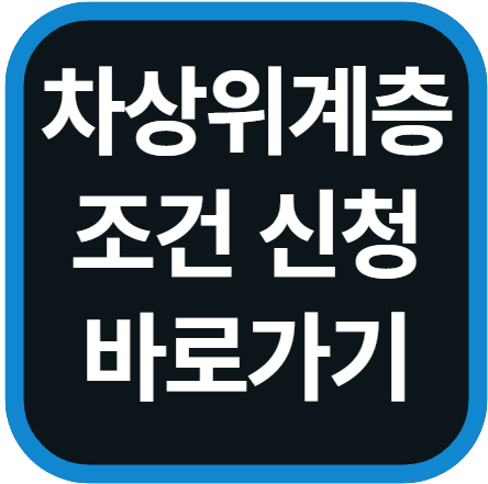 차상위 계층 조건, 신청, 혜택, 확인서 발급 방법