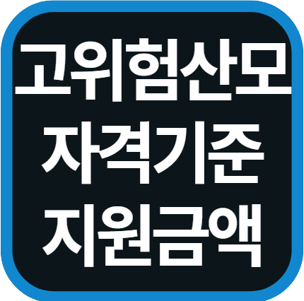 고위험산모 지원금