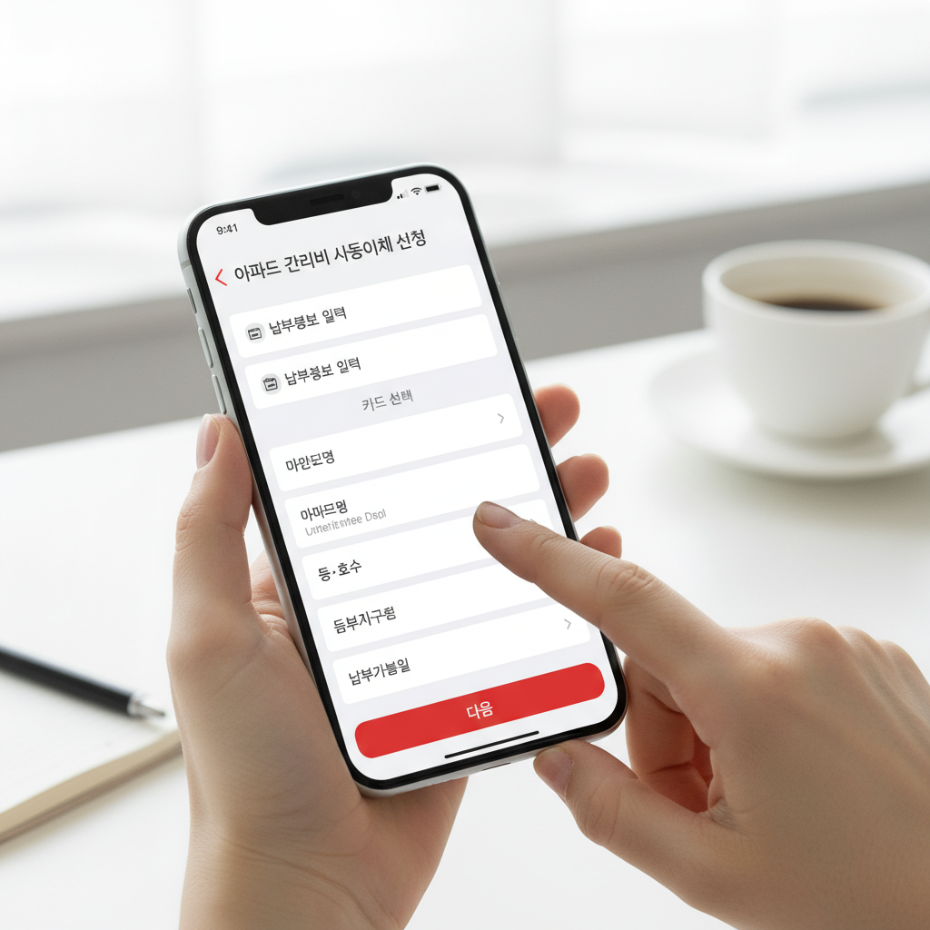 수도요금 카드납부 신청 방법