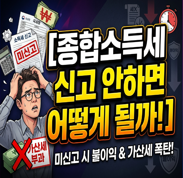 종합소득세 신고 안하면 생기는 일